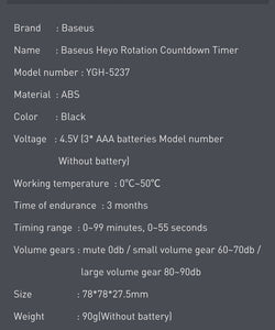 Magnetic Digital Timer