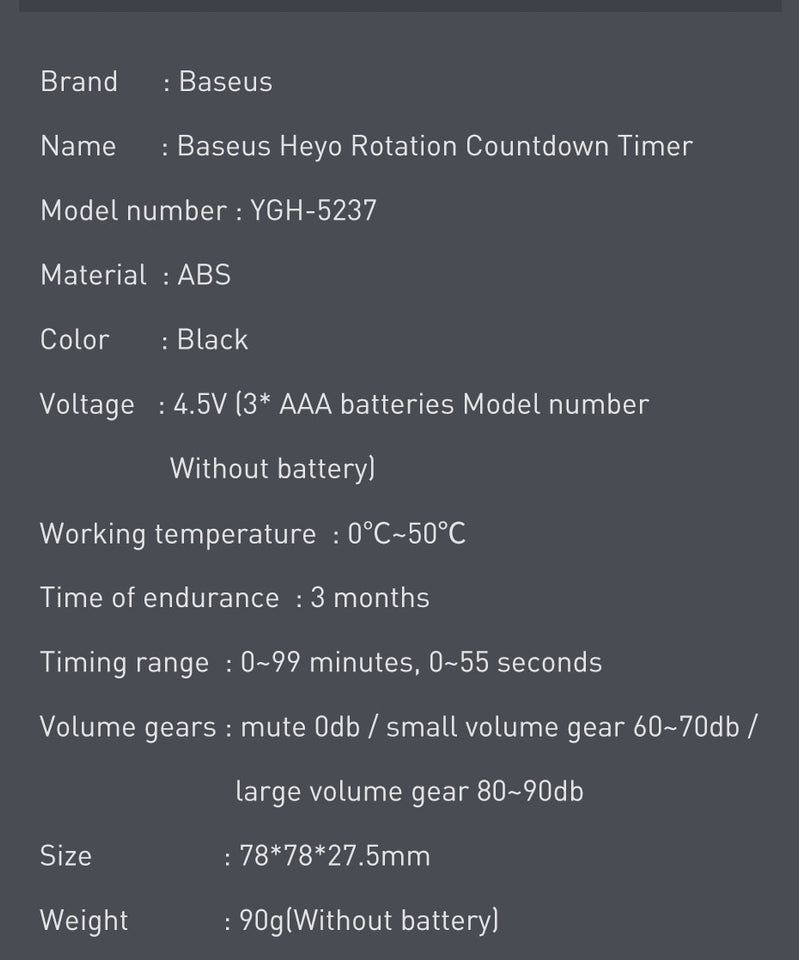 Magnetic Digital Timer
