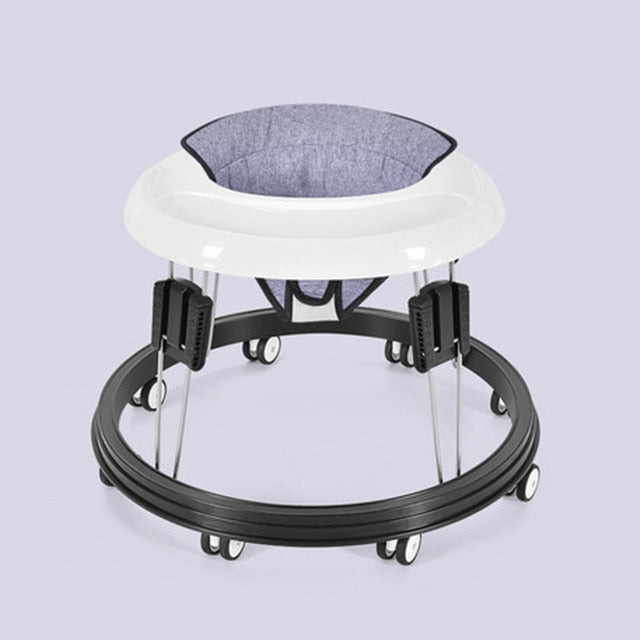 Baby Walker With Wheel Baby Walk Learning Anti Rollover Foldable Wheel Walker Multi-Functional Seat Car
