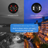 1080P PTZ Wifi IP Camera Outdoor 4X Digital Zoom AI Human Detect Wireless Camera