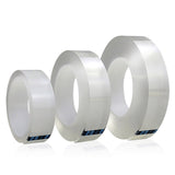 Transparent Magic Nano Tape Washable Reusable Double-Sided Tape Adhesive Nano-No Trace Paste Removable Glue Cleanable Household