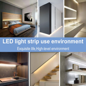 Cabinet Light Tape LED Motion Sensor LED Strip Light Waterproof Wireless