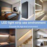 Cabinet Light Tape LED Motion Sensor LED Strip Light Waterproof Wireless