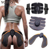 Hip Trainer Muscle Stimulator ABS Fitness Buttocks Butt Lifting Buttock Toner Trainer Slimming Massager For Unisex