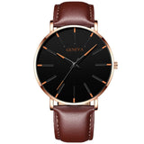 Men's stainless steel quartz watch