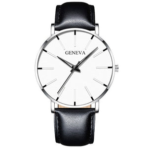 Men's stainless steel quartz watch
