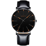 Men's stainless steel quartz watch