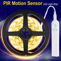 Cabinet Light Tape LED Motion Sensor LED Strip Light Waterproof Wireless