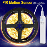 Cabinet Light Tape LED Motion Sensor LED Strip Light Waterproof Wireless