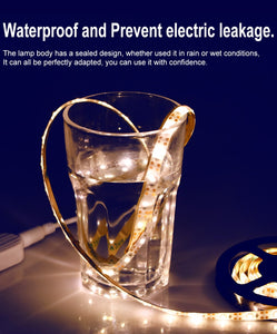 Cabinet Light Tape LED Motion Sensor LED Strip Light Waterproof Wireless