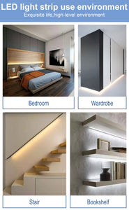 Cabinet Light Tape LED Motion Sensor LED Strip Light Waterproof Wireless