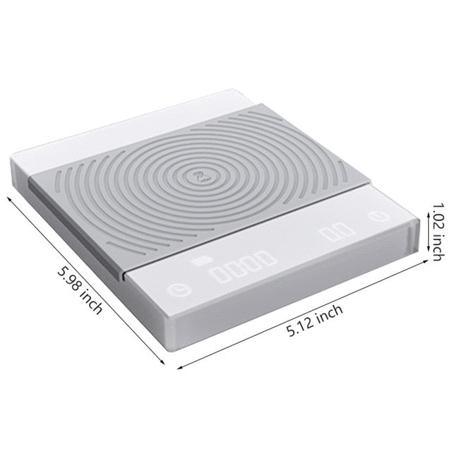 Coffee Scale Smart Digital Scale with Timer 2kg USB Scale