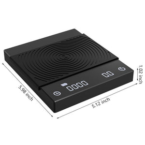 Coffee Scale Smart Digital Scale with Timer 2kg USB Scale