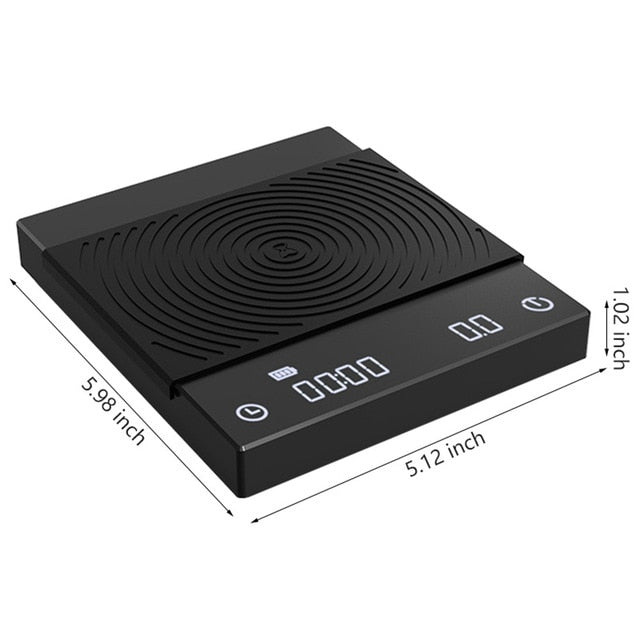 Coffee Scale Smart Digital Scale with Timer 2kg USB Scale