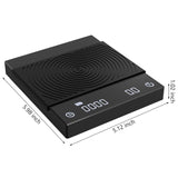 Coffee Scale Smart Digital Scale with Timer 2kg USB Scale